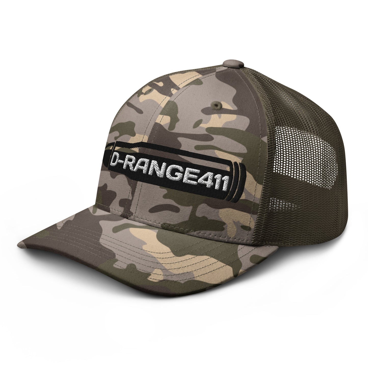 1 D-Range Bullet Camouflage trucker hat