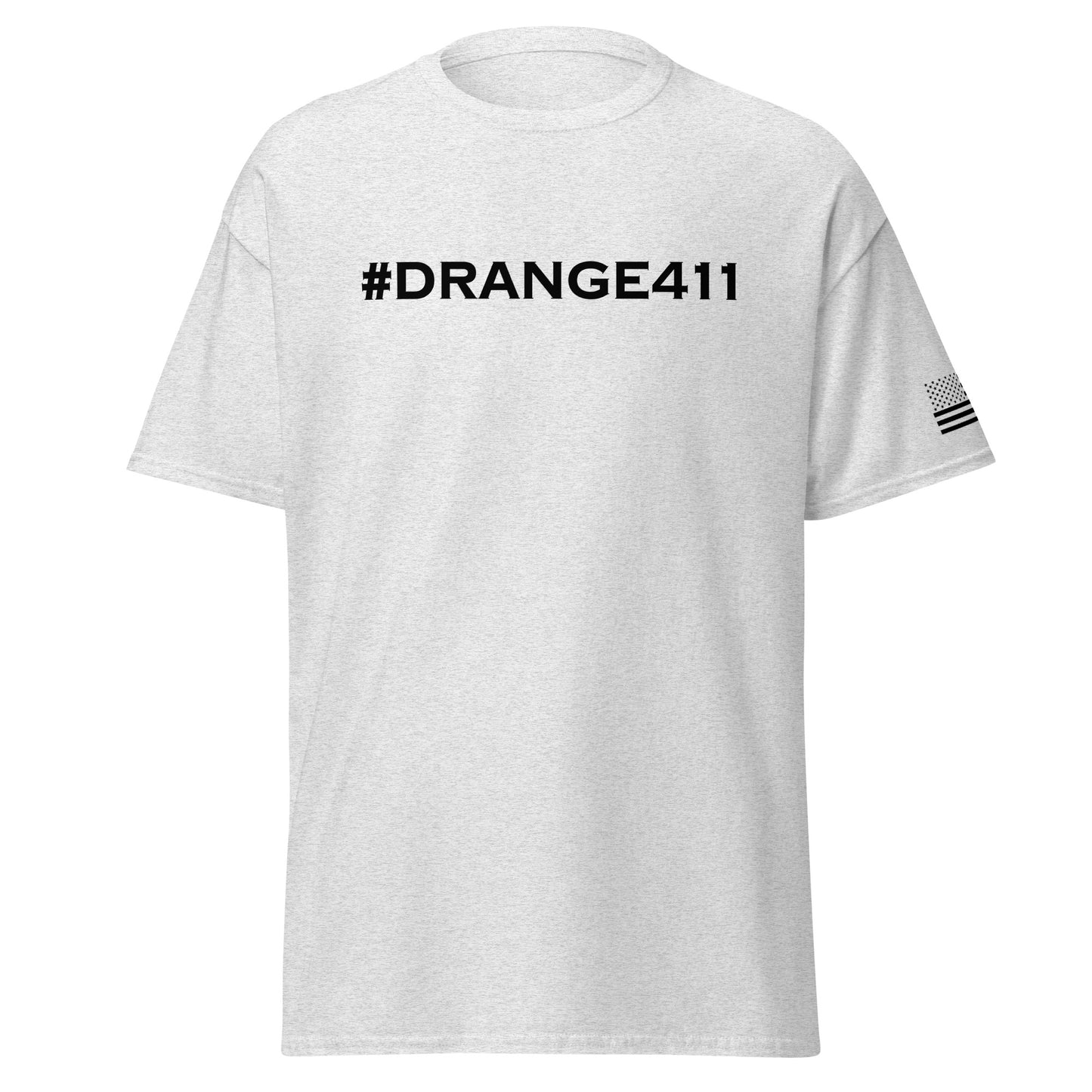 D-Range front, back, and side sleeve print t-shirt